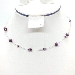 Kenneth Cole Vintage Floating Beaded Necklace Signed